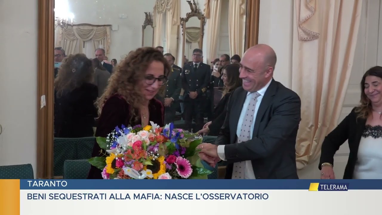 TARANTO BENI SEQUESTRATI ALLA MAFIA : NASCE L'OSSERVATORIO