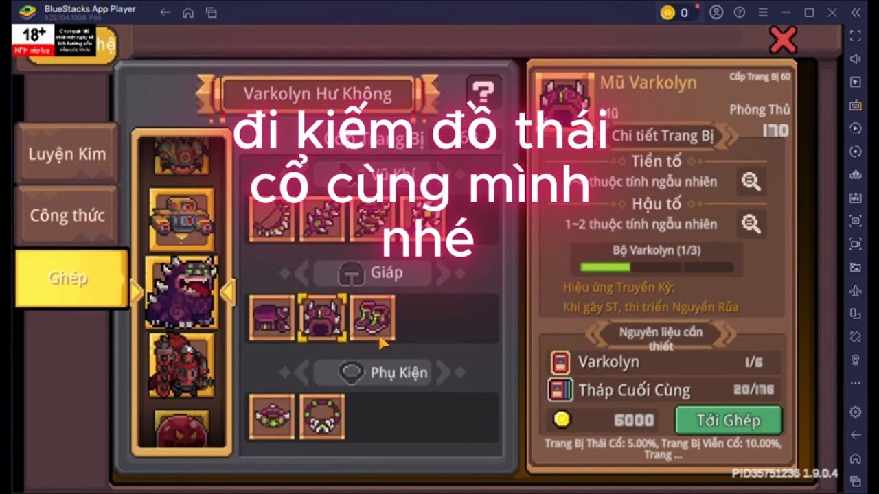 Soul Knight Prequel : Cùng đi kiếm đồ thái cổ nhé #shorts  #games