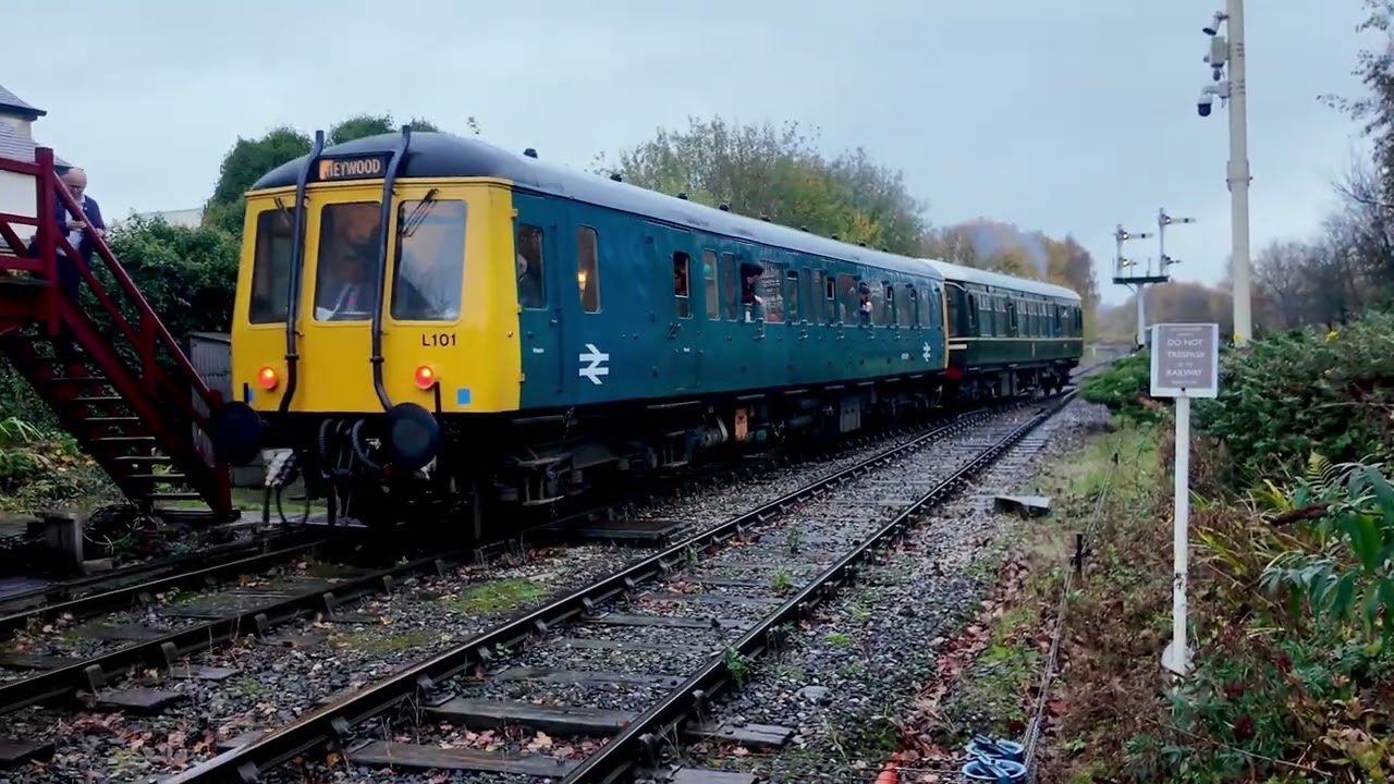 Steam and DMU’s  at Ramsbottom on the ELR