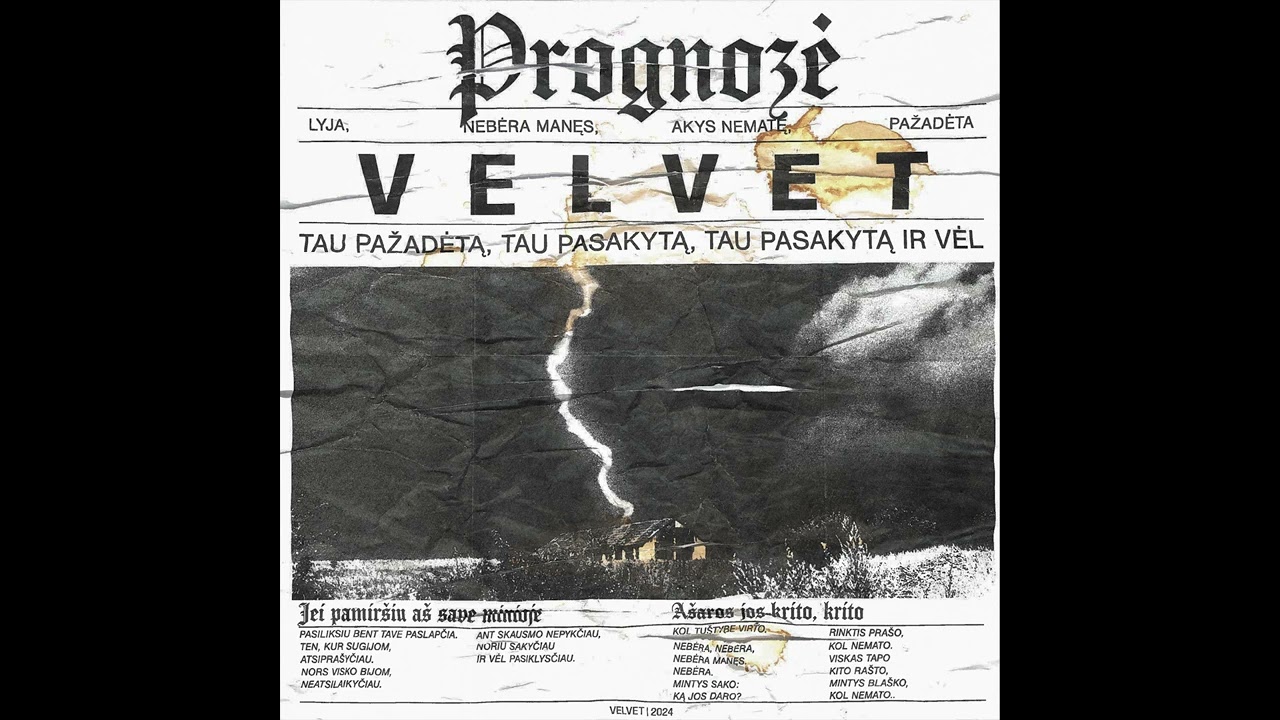 VELVET &ndash; NEBĖRA MANĘS (OFFICIAL AUDIO)