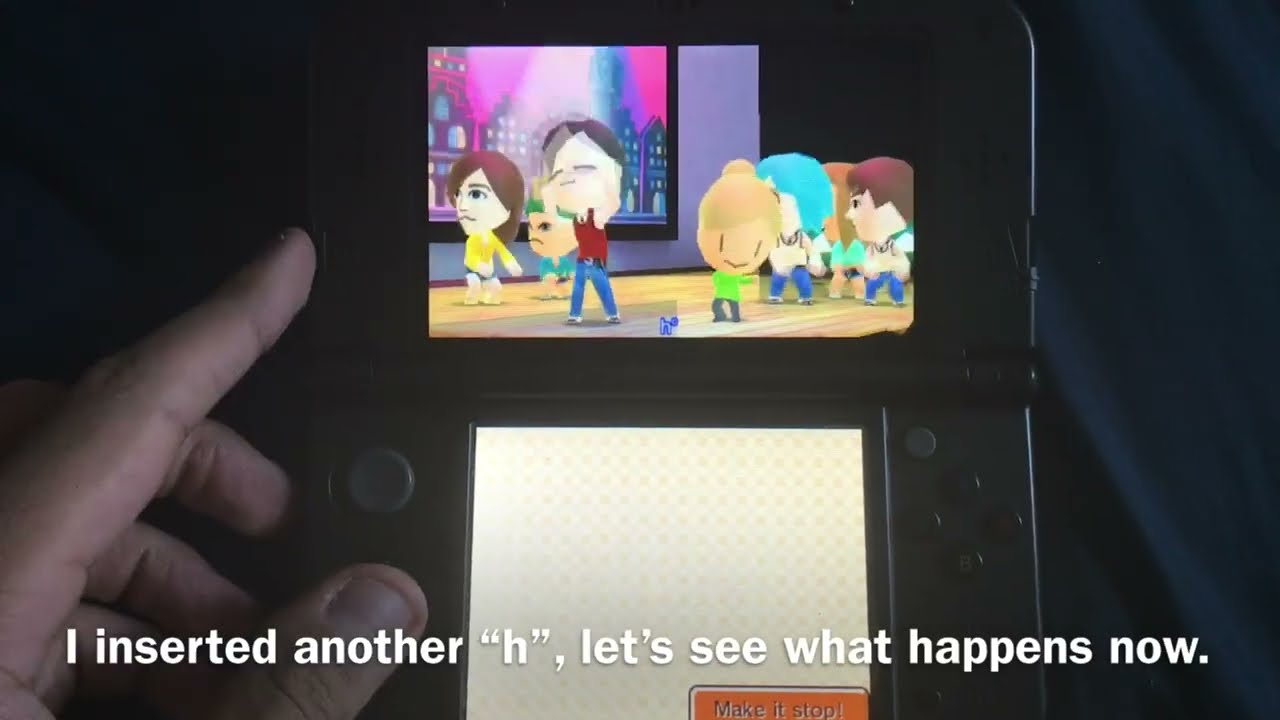 Having fun with the h° glitch in Tomodachi Life - and turning my 3DS into a crashing GBA 🔥