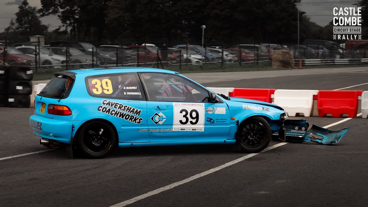 CASTLE COMBE RALLY 2024 - CRASHES & FLAT OUT ACTION!