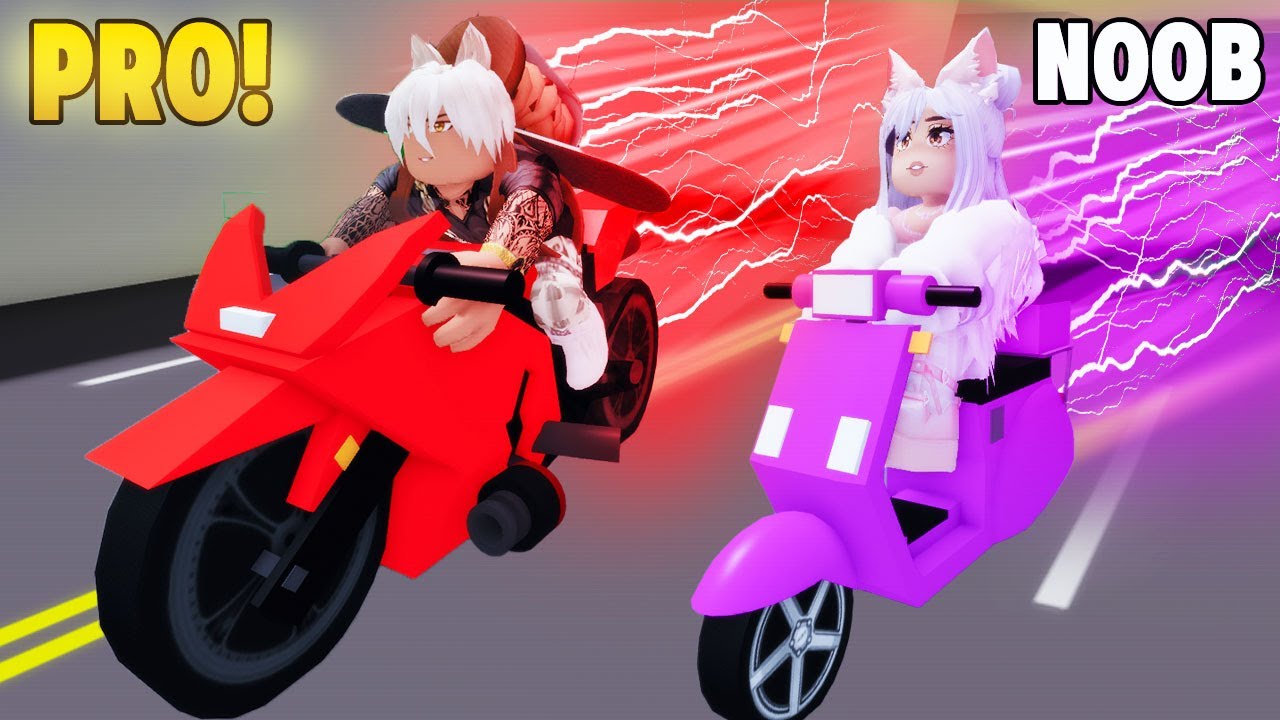 Sevgilimle MOTOR YARIŞI YAPTIK 😂 ROBLOX