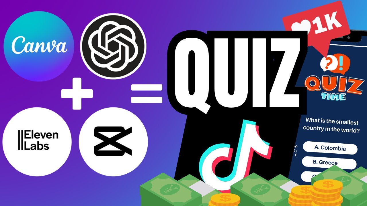 Créer des Vidéos Quiz (en automatique et illimité) avec l'IA, Canva + ChatGPT