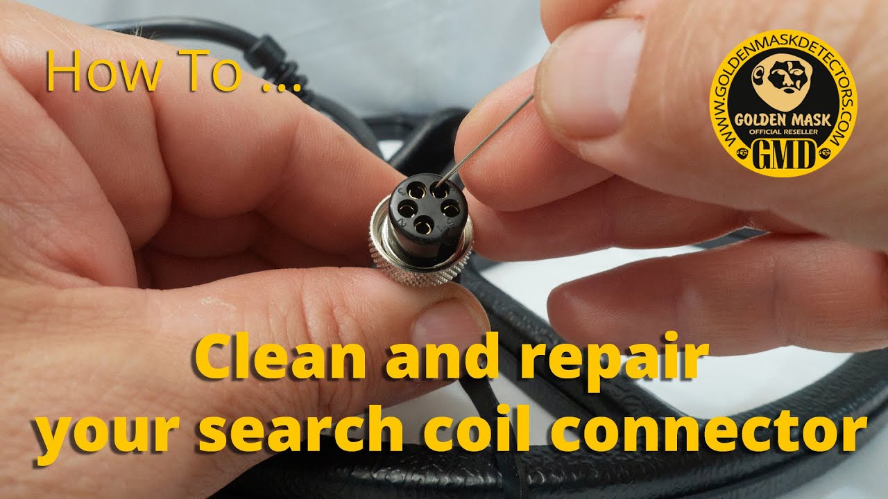 How to clean and repair your Golden Mask search coil connector