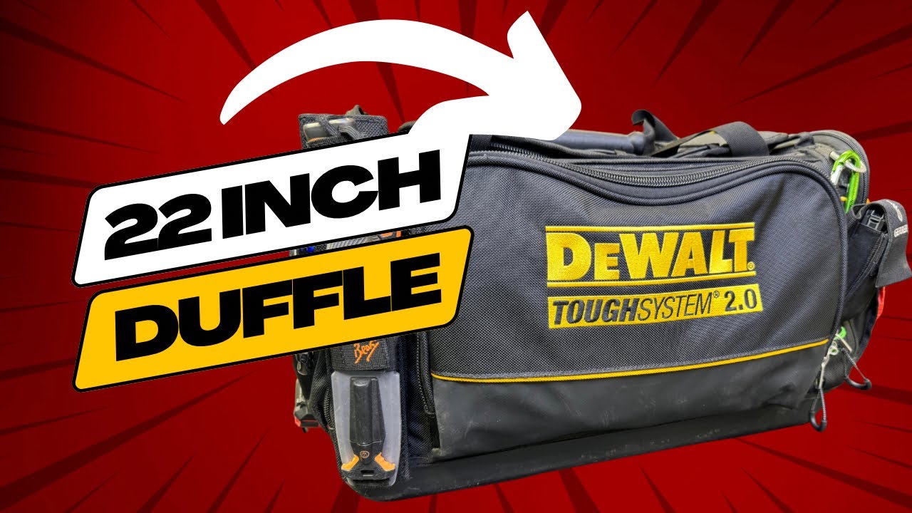 22-дюймовая дорожная сумка Dewalt. Мой чёртова сумка для грузовика. #инструменты #строительство #...