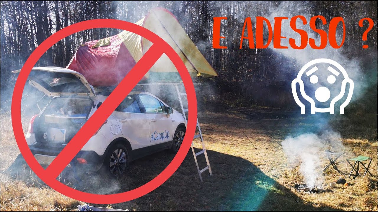 Divieto di campeggio ? - VLOG - Appennino modenese in campeggio libero