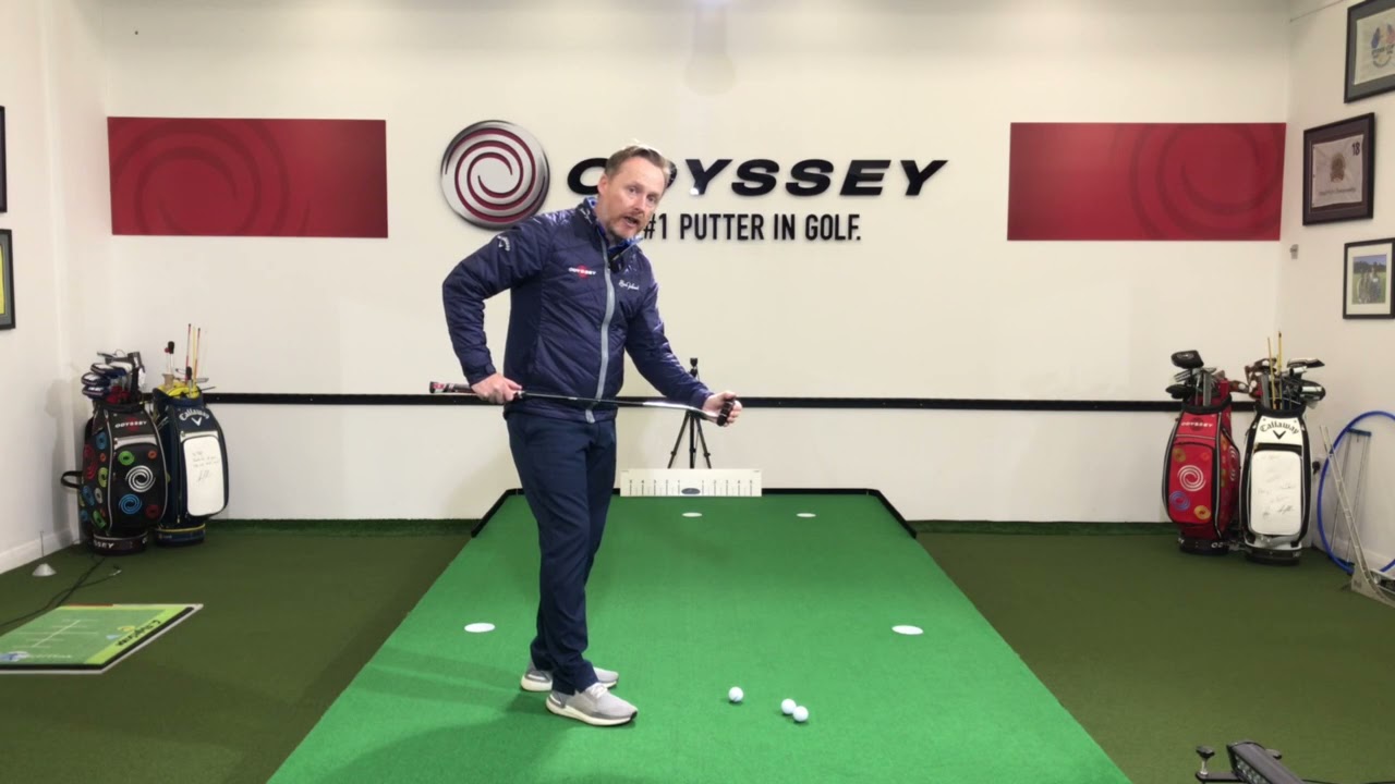 Visual Aimer Putting tips - Pre Shot Routine.   Try this to help you aim better more consistently.