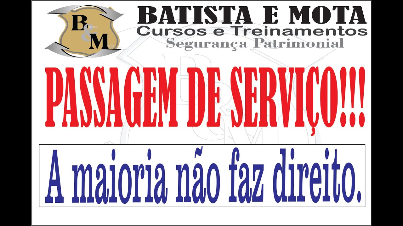 DICAS PARA PORTEIRO - PASSAGEM DE SERVIÇO É DIFÍCIL - QUEM NÃO FAZ DIREITO PODE PAGAR CARO.