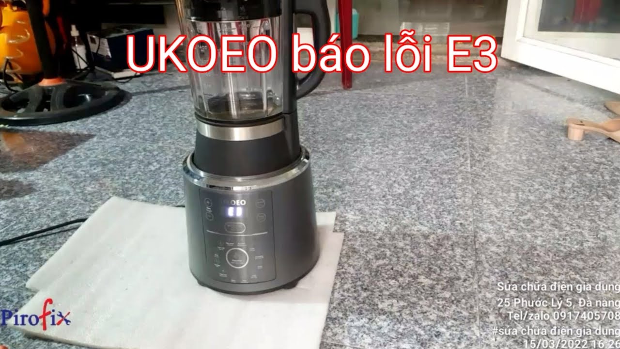 Ukoeo lỗi E3 | Máy nấu sữa hạt đa năng