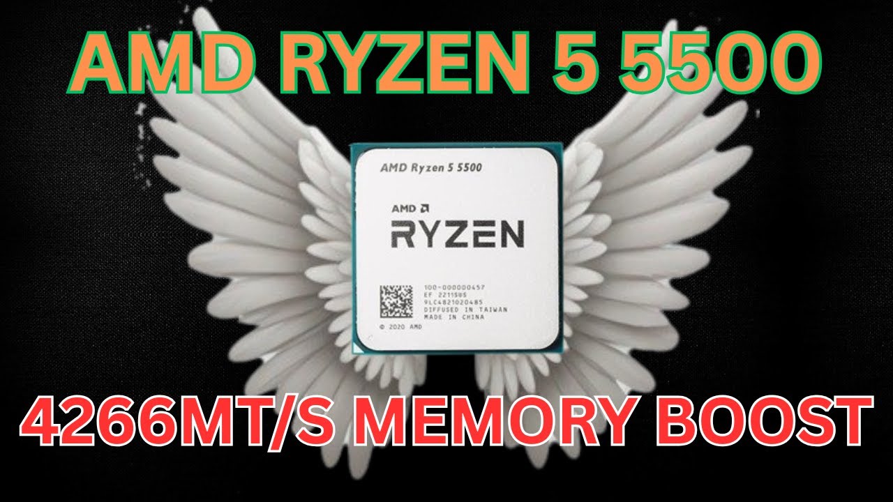 AMD Ryzen R5 5500 с памятью 4266 МТ/с. Потрясающий прирост производительности!