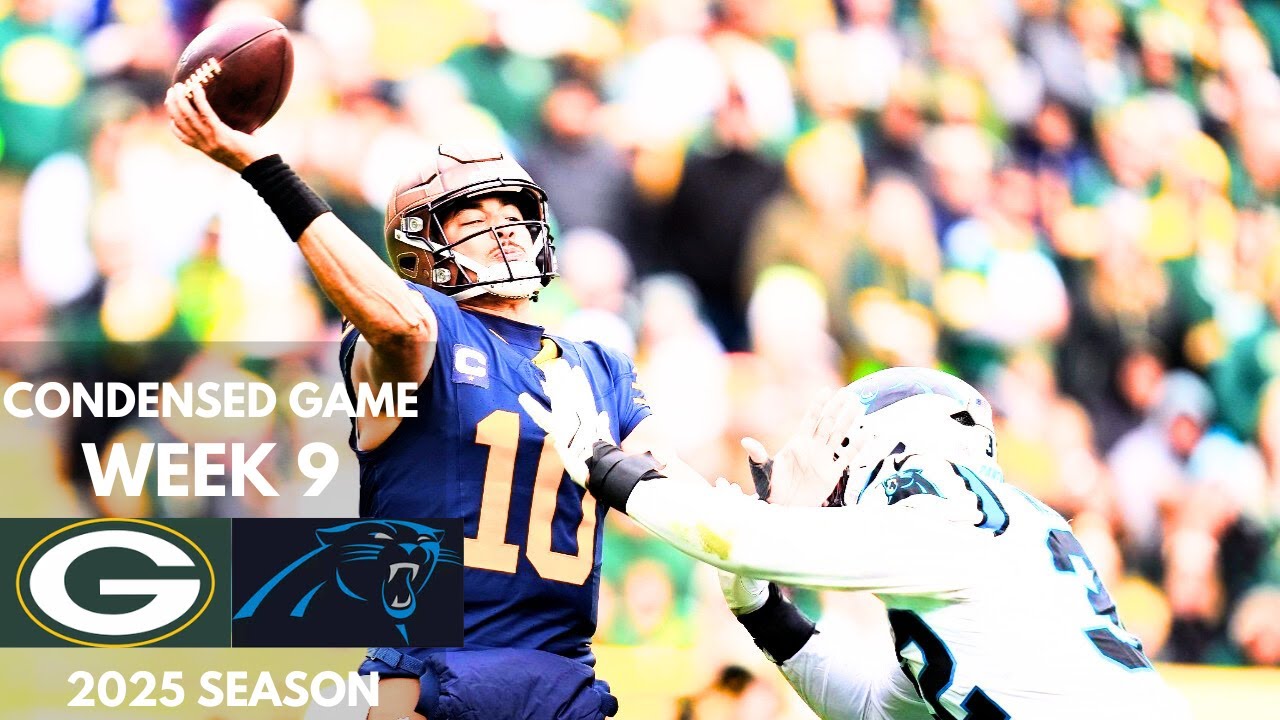 Packers vs Panthers 2025 Week 9 Condensed Game | NFL Highlights