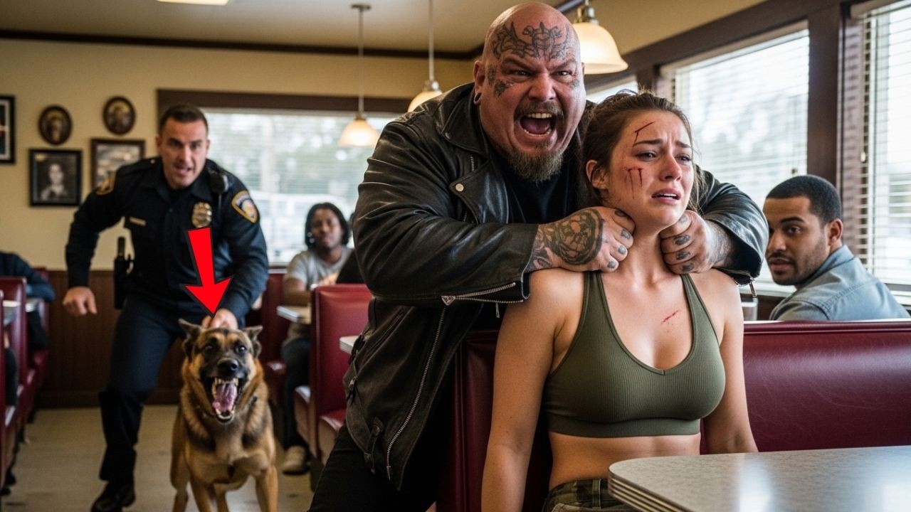 Thug Choked a Female Navy SEAL — The Police Dog Stayed Silent… Then One Second Changed