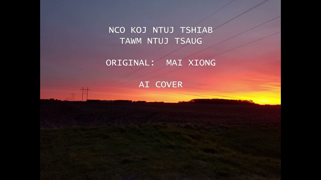 NCO KOJ NTUJ TSHIAB TAWM NTUJ TSAUG - AI COVER