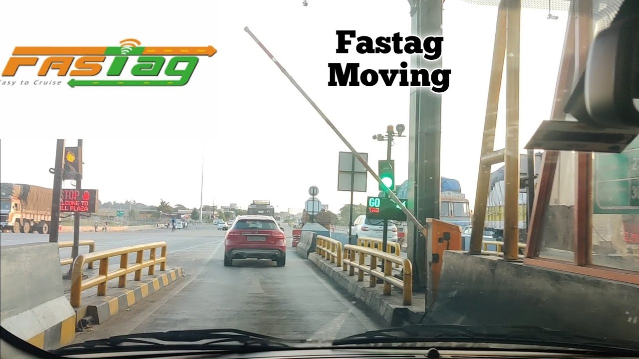 Fastag live video | Moving a Car in a Fastag line | fastag card for toll | Palamuri Abbayi Bhanu
