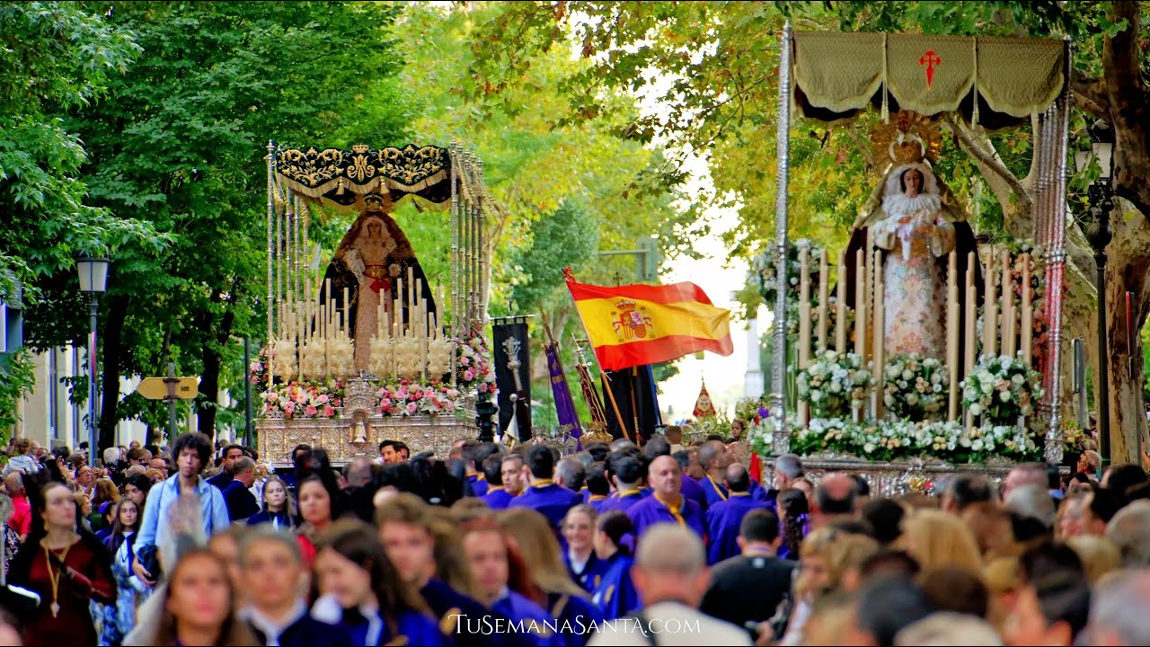 [4K] Procesión Magna Mariana Cáceres 2024. Centenario de Coronación de la Virgen de la Montaña
