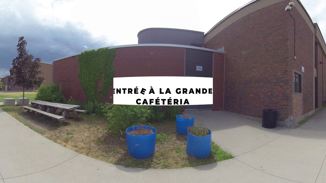 École secondaire Antoine-de-Saint-Exupéry visite 360 degrés