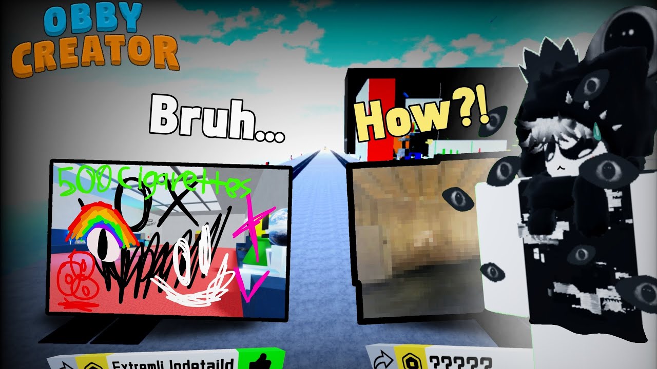 Playing and RATING Rooms Fangames in Obby Creator. (Bad idea)