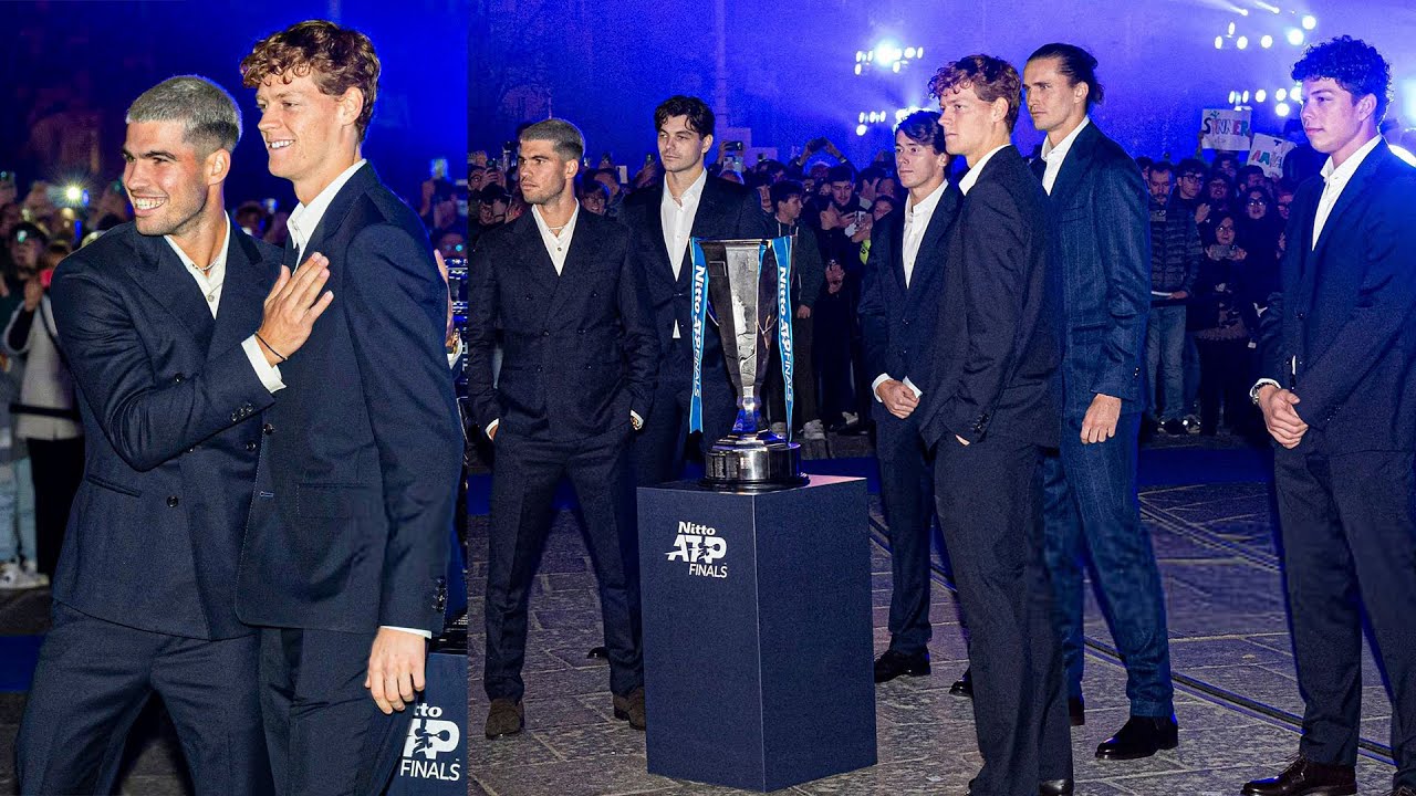 Sinner, Alcaraz & ATP Stars All Moments Blue Carpet Event | Nitto ATP Finals 2025