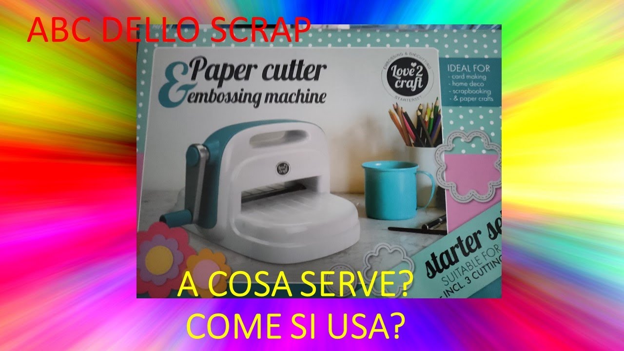 Istruzioni per la macchina da taglio e embossing di Action. ABC dello Scrap