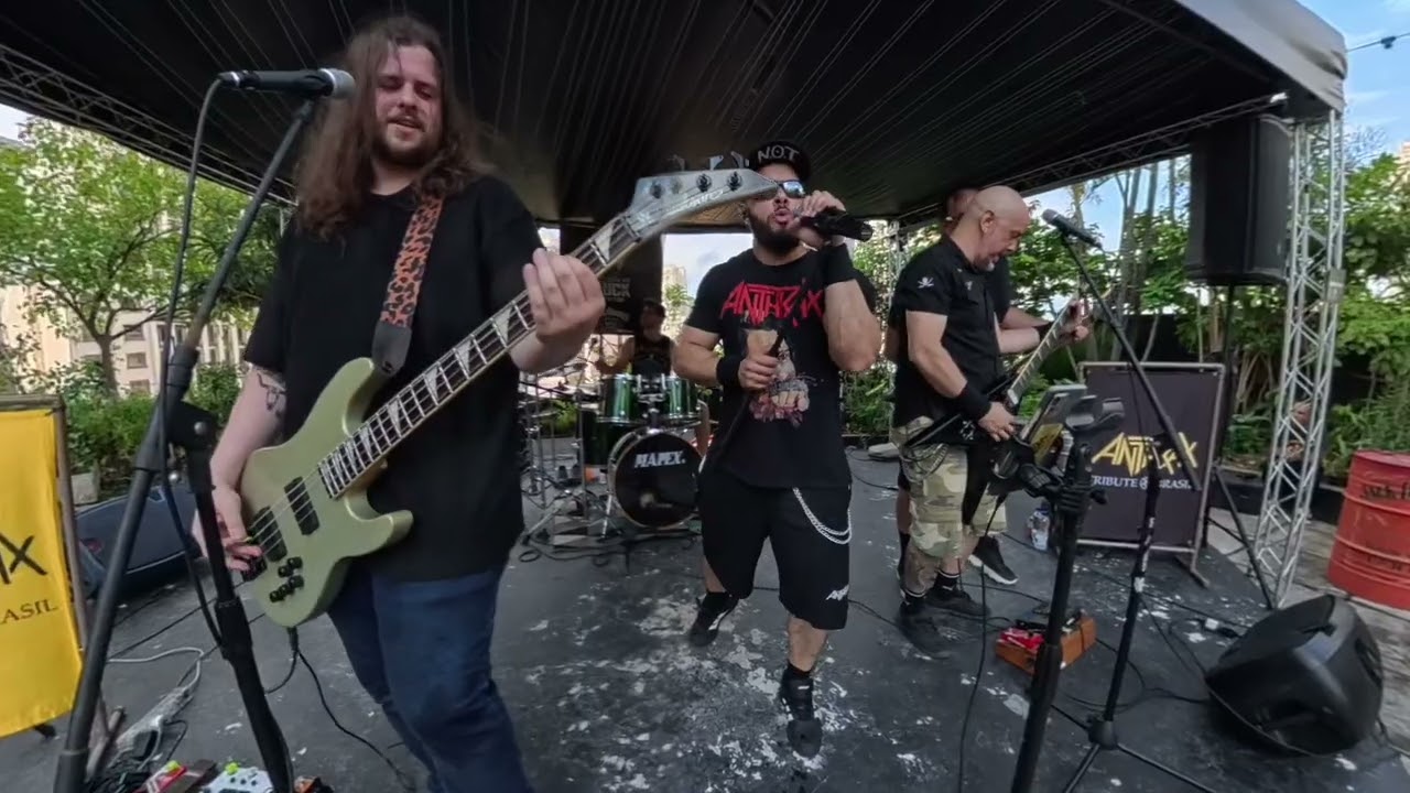 Anthrax Tribute Brasil - Only - Rooftop da Galeria do Rock - 4K