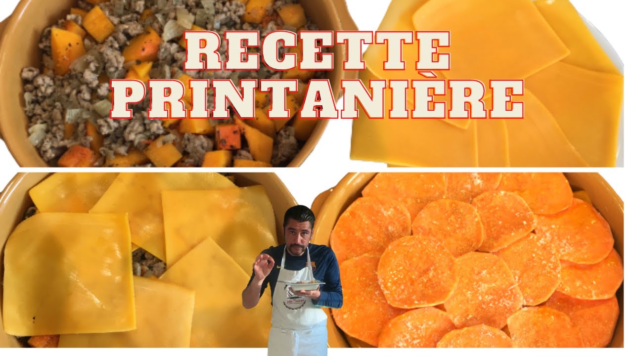 recette printanière : courge butternut/patate douce