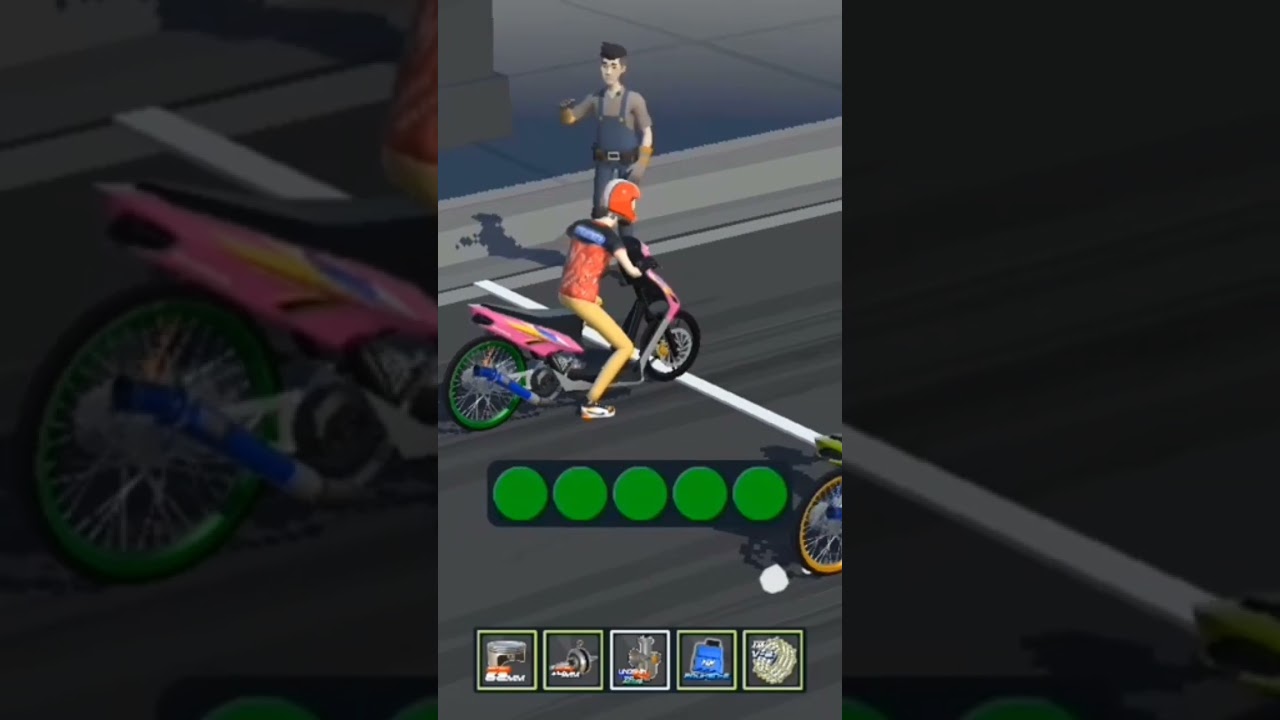 Game drag sudah hadir di playstore motor yang ada di indonesia ada semua loh