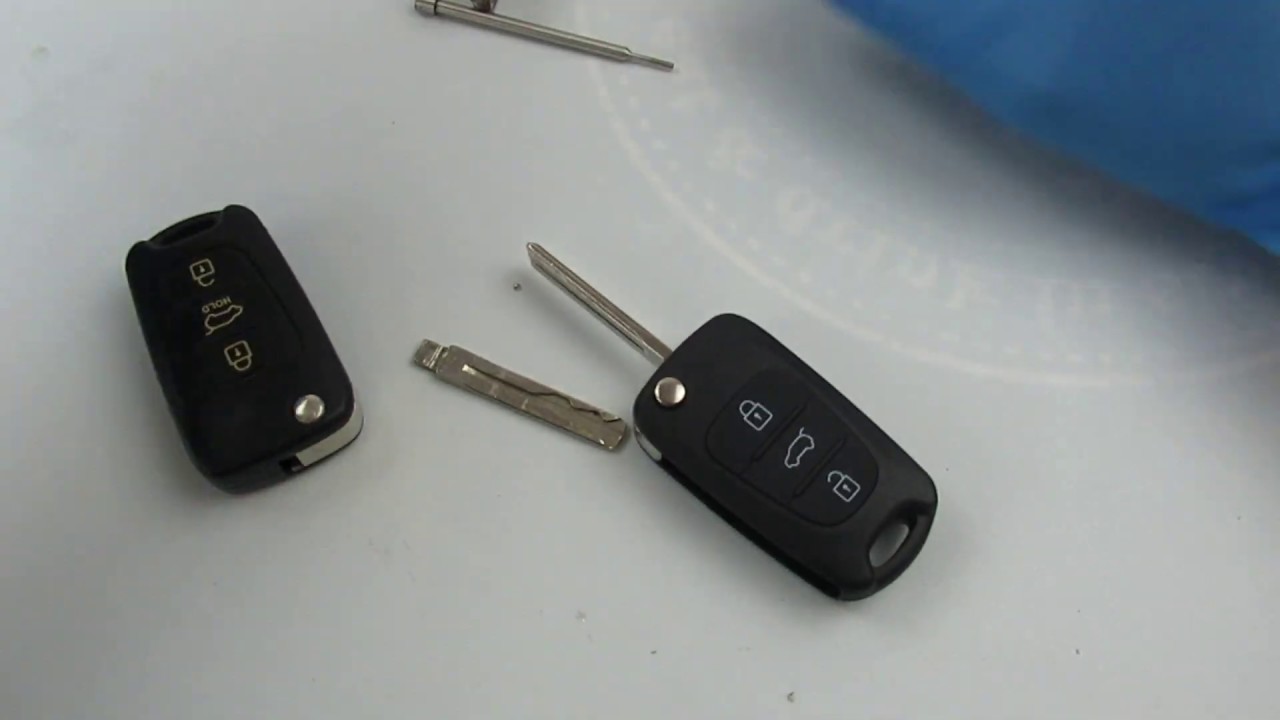 Hyundai Kia Fernbdienung Klappschlüssel Schlüssel abgebrochen Broken key