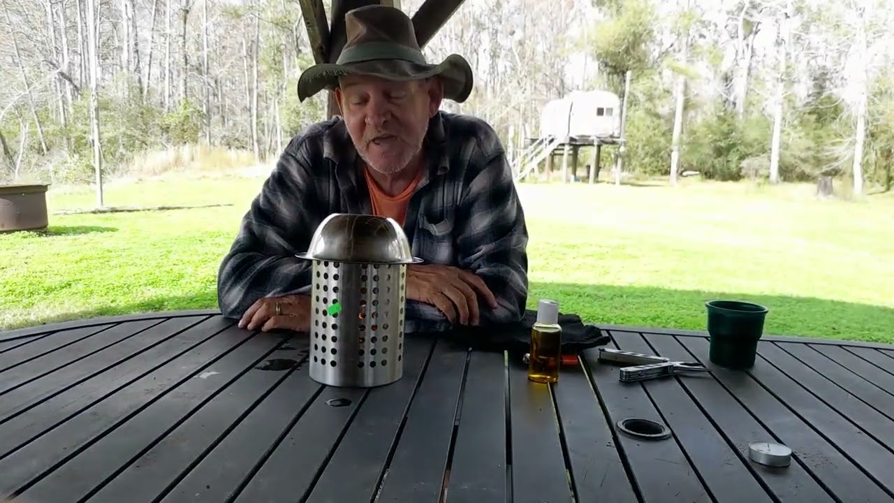 carbon felt candle/tent heater