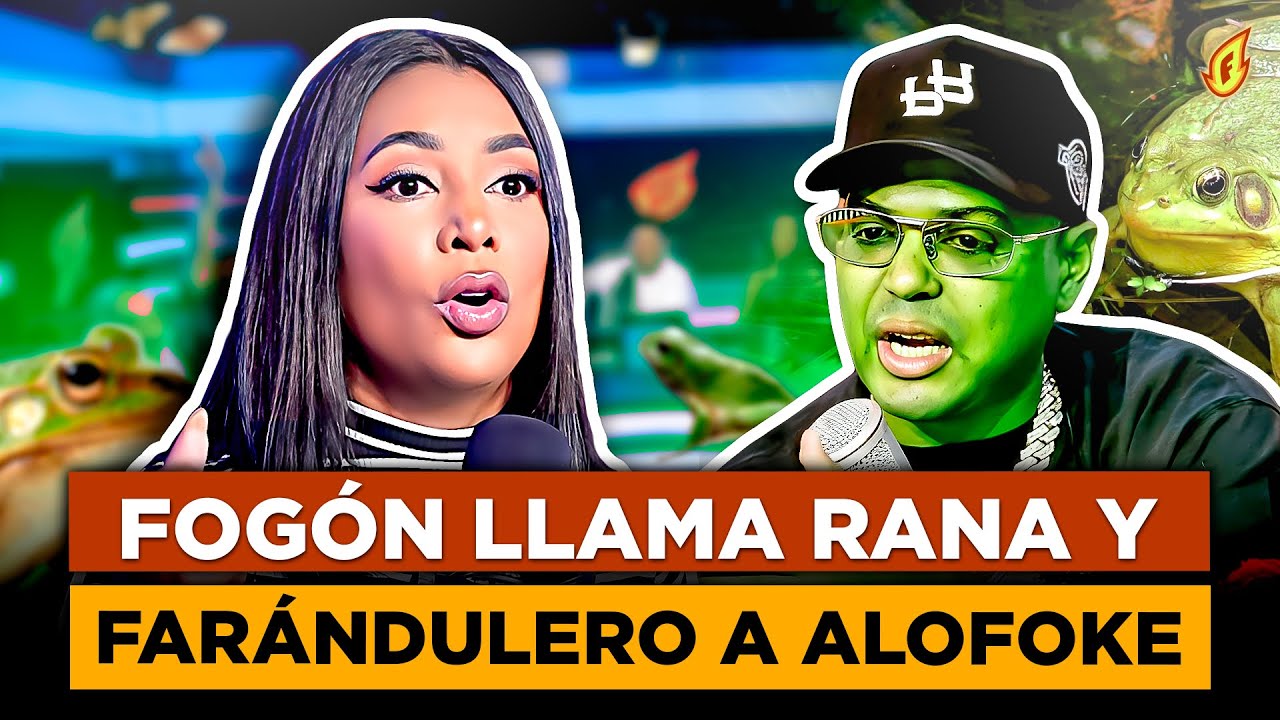 FOGÓN LLAMA FARANDULERO Y RANA A SANTIAGO MATÍAS Y SALE EN DEFENSA DE AMELIA ALCÁNTARA
