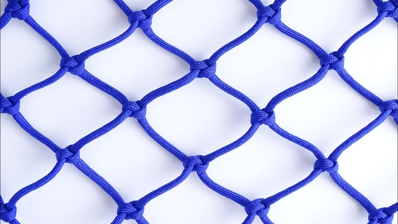 Making a Net - Modified Snake Knot  / Bull Hitch Paracord Net Tutorial – CBYS