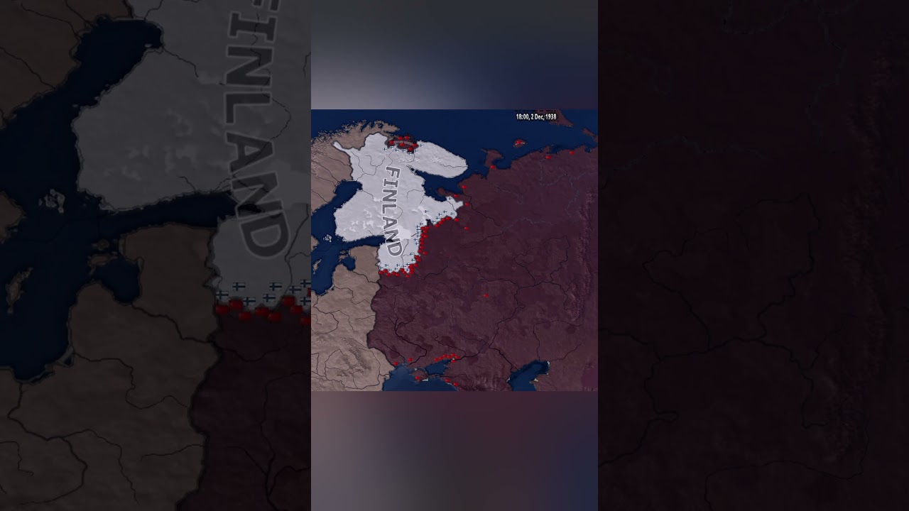 Ultratech Finland vs. USSR - HOI4 timelapse |  #history #timelapse #hoi4
