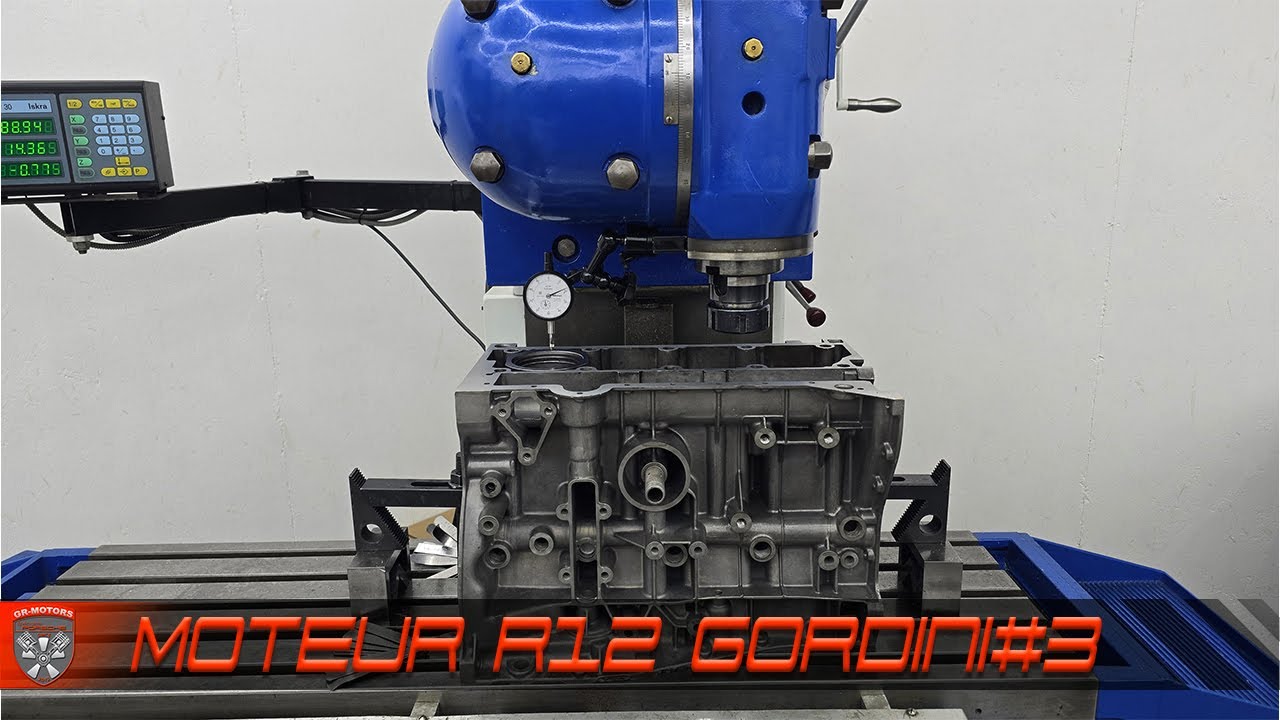 Restauration moteur R12 Gordini : rectification et mise à hauteur des chemises