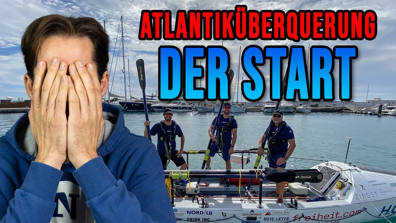 Der Start 🤩  ATLANTIKÜBERQUERUNG im Ruderboot | Folge 03