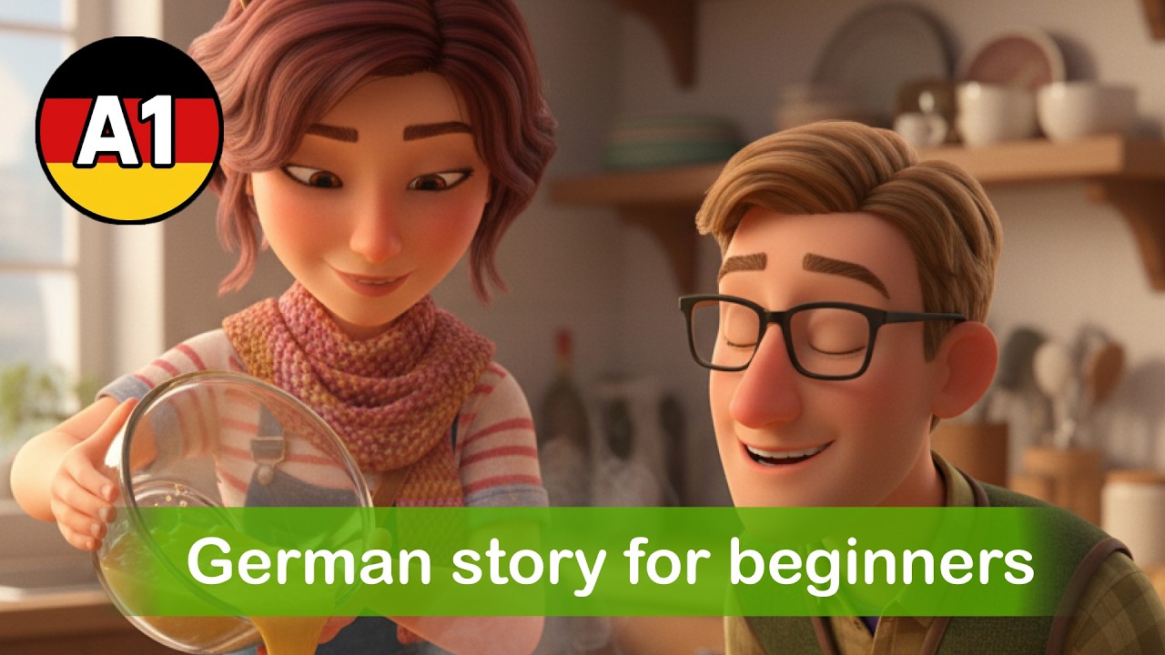 Learn German with a Story: The Perfect Scrambled Egg Chaos! 🍳 (A1)