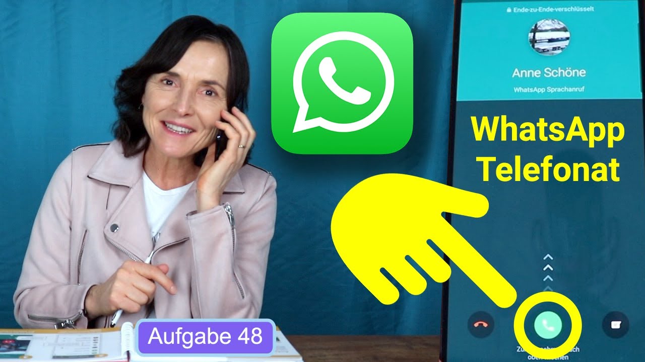 Mit WhatsApp telefonieren. Smartphonekurs mit dem Samsung Teil 48.