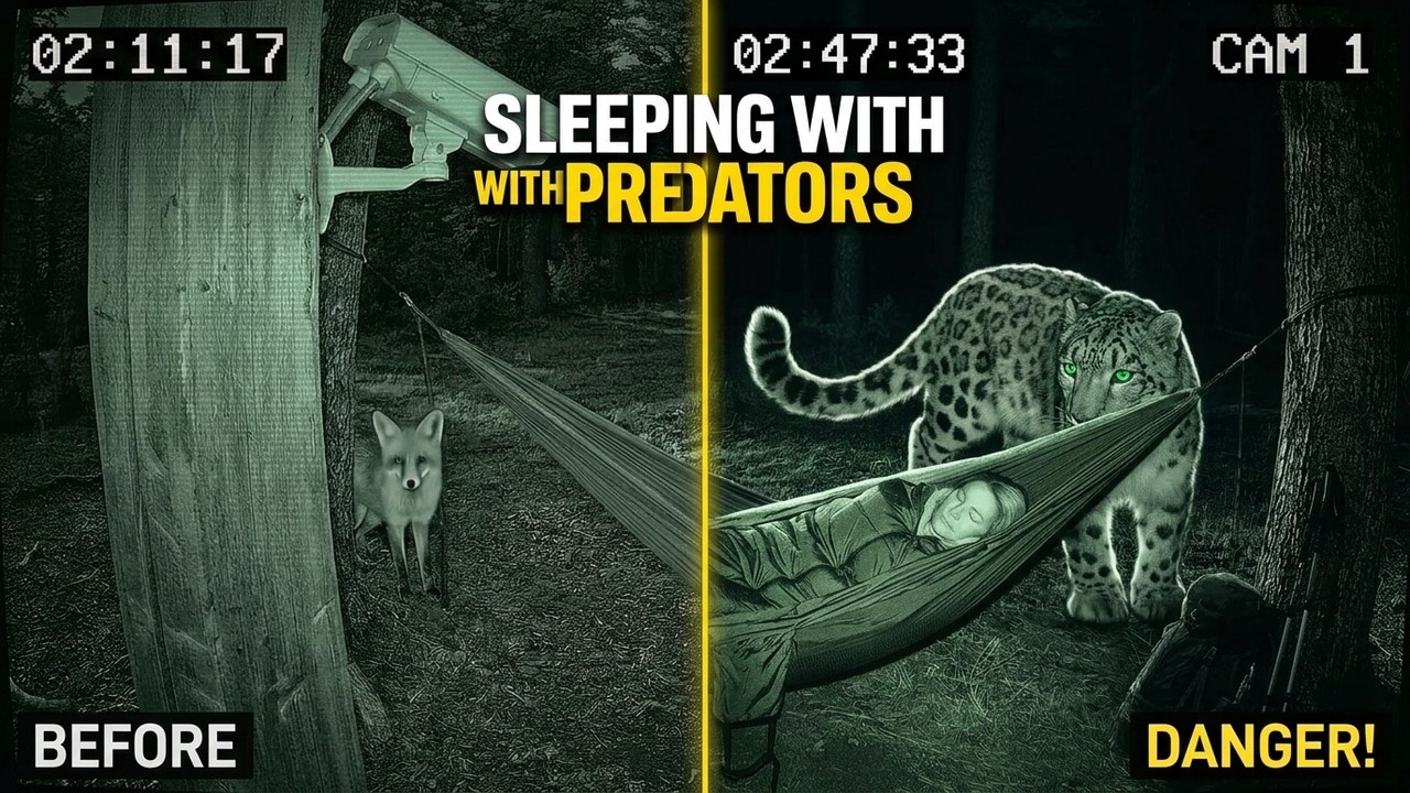 This is why you don't camp alone in the forest