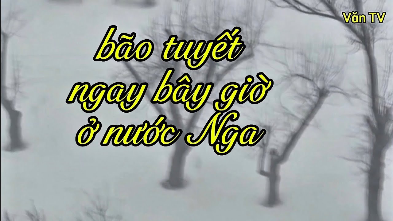 Bão tuyết ở Nga - Văn TV