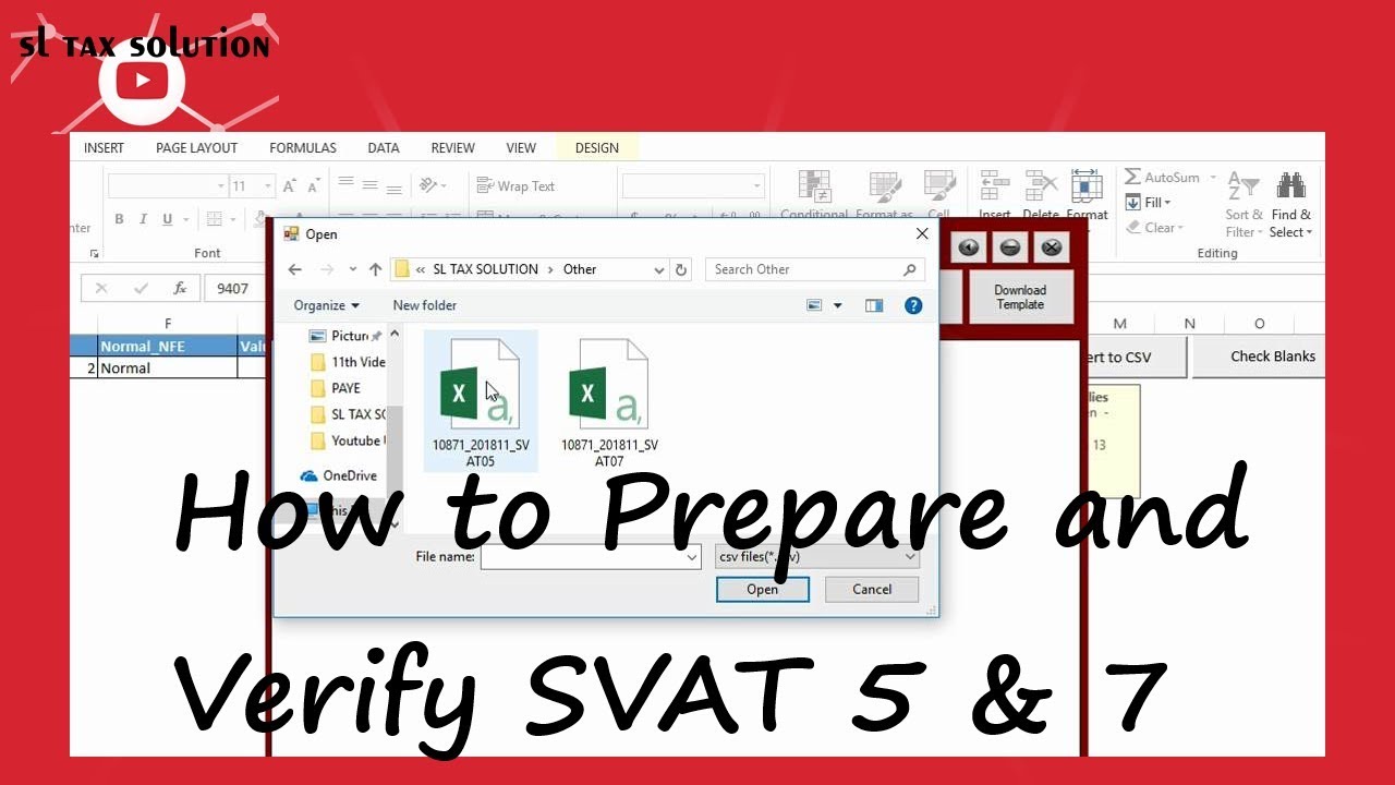 How to Prepare and Verify SVAT 5 & 7