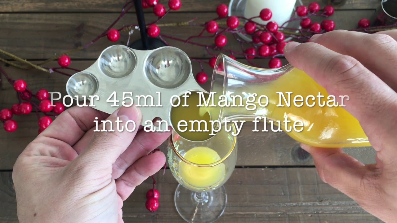 Mango Mimosa cocktail recipe