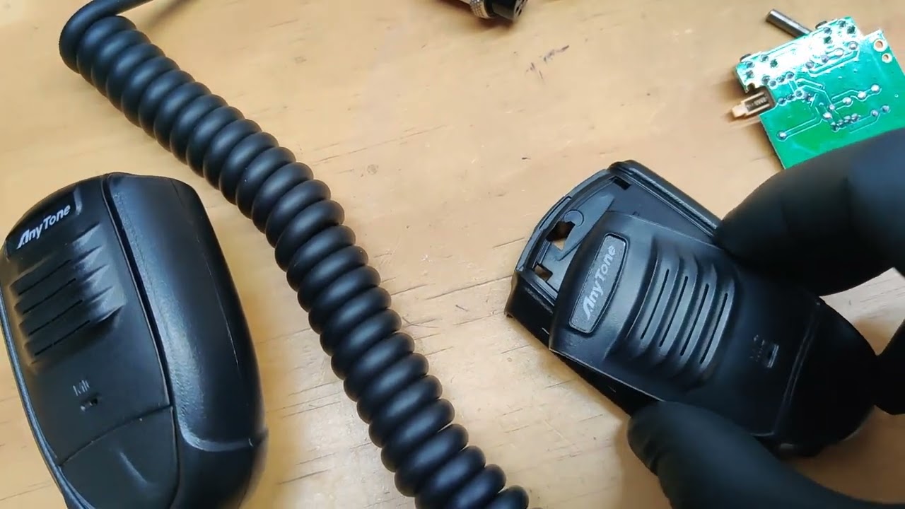 Проект штатного микрофона Anytone AT 5555N II.