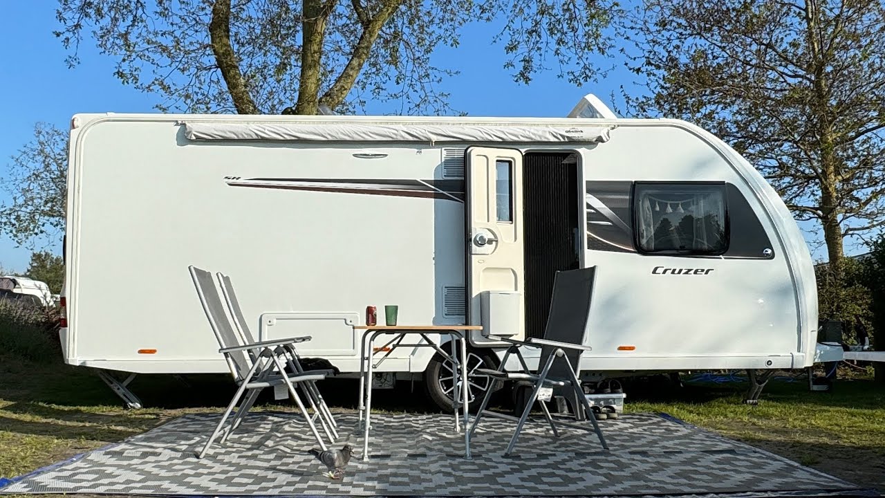 Campingplatz Julianahoeve - mit Cruzy dem  Wohnwagen