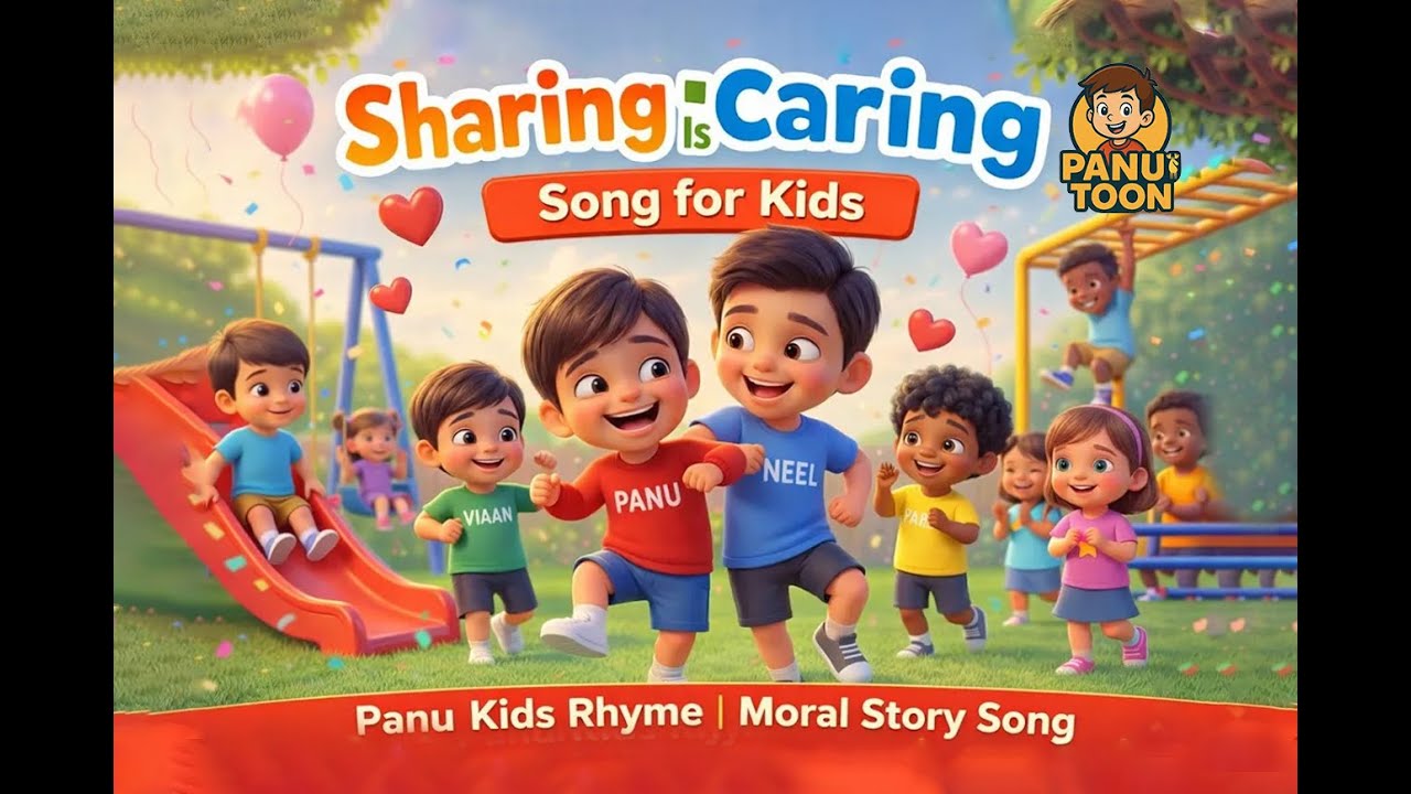 Sharing Is Caring Song for Kids 🤝 | Kids Rhyme | Nursery Rhymes for Children