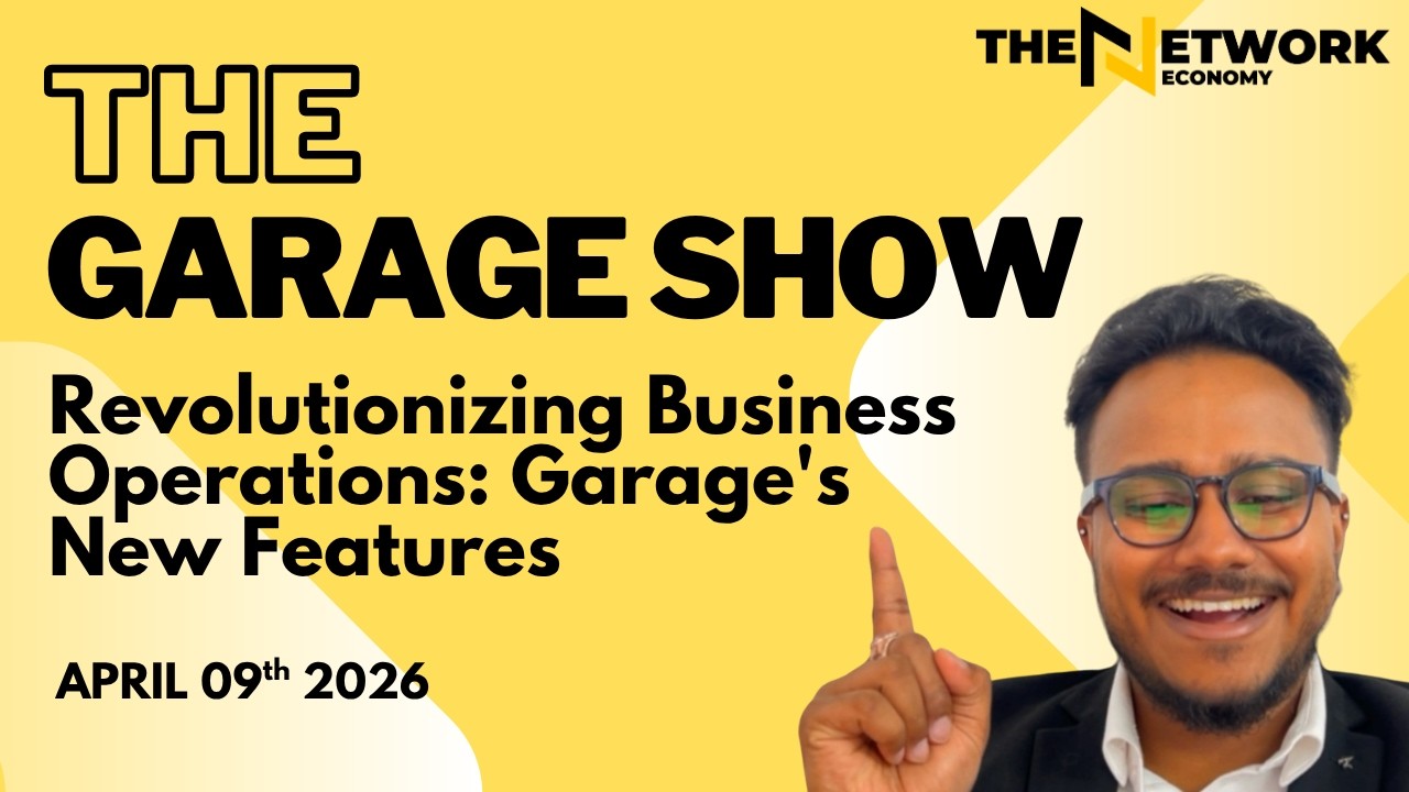 The Garage Show | #BuildingGarage | Shorupan Pirakaspathy Explains GaragePay  & NetworkChains.