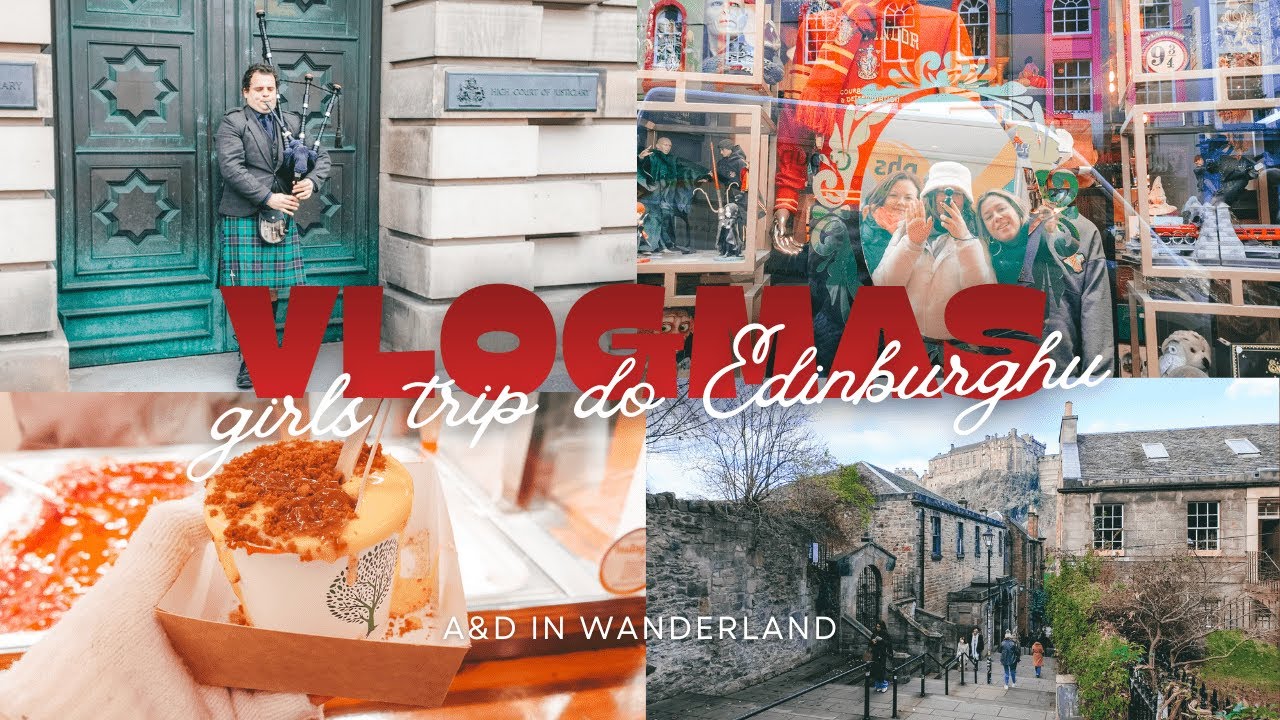 VÁNOČNÍ ÚTĚK do Edinburghu s holkama! 🇬🇧trhy, nakupování & svařáček❄️ | VLOGMAS 2025