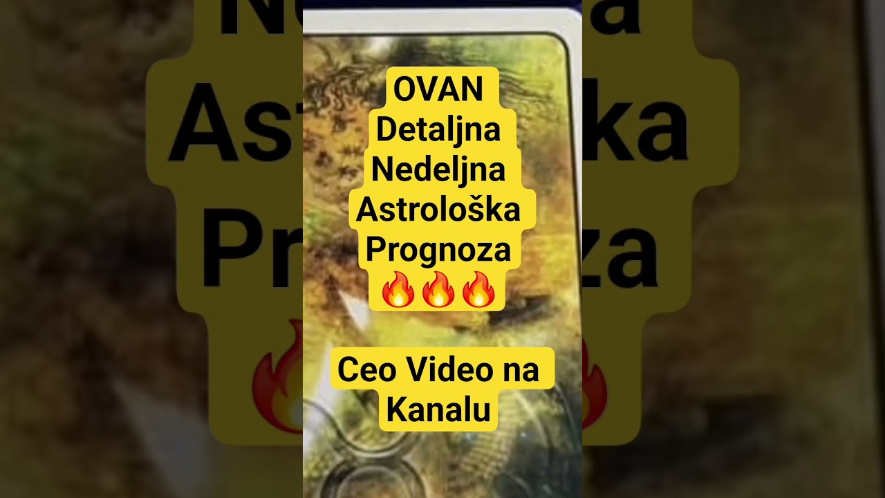 OVAN Nedeljni Horoskop Tarot #ovan #horoskop #tarot #nedeljnihoroskop
