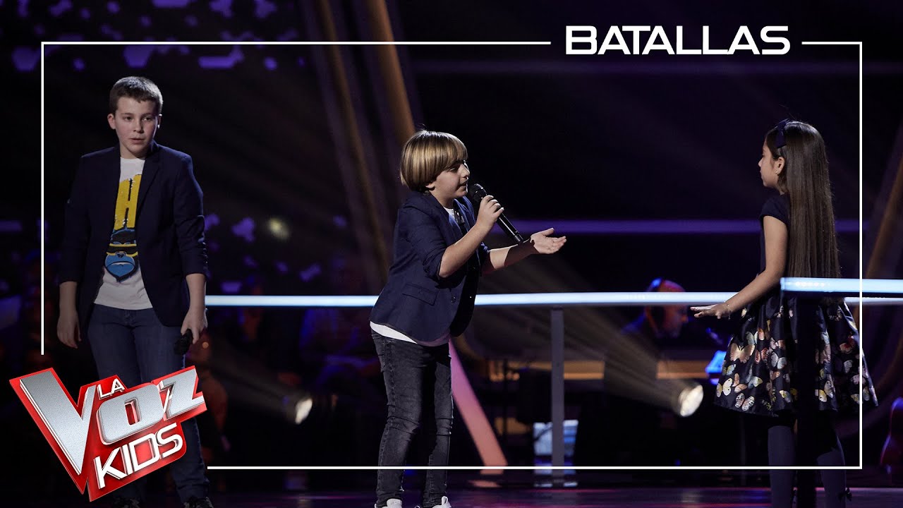 Santiago, Jesús y Alison cantan 'A puro dolor' | Batallas | La Voz Kids Antena 3 2021