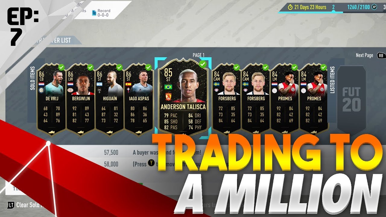 FIFA 20 - THE BEST PLAYERS TO SNIPE OVER THE BLACK FRIDAY PROMO! FIFA 20 TRADING TO A MILLION EP 7