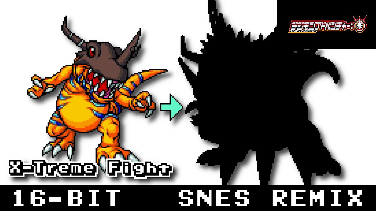 [16-Bit;SNES]X-Treme Fight - Digimon Adventure 2020 (COMMISSION)【MMX Style】