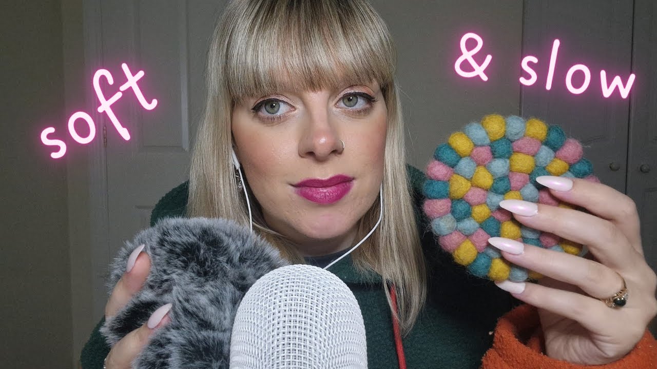 ASMR | soft & gentle triggers for sleep with slow whisper ramble💤